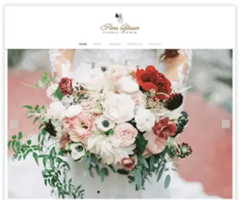 Floraglamor.com(Floral Design for Weddings & Events) Screenshot