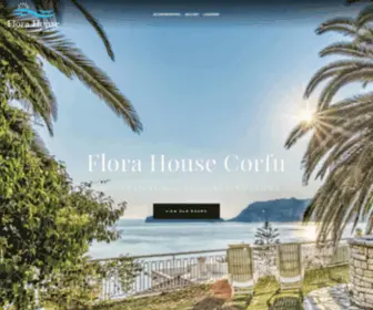 Florahouse-Corfu.com(Flora House) Screenshot