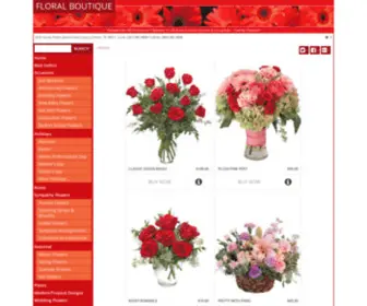 Floralboutiquetx.com(Corpus Christi Florist) Screenshot