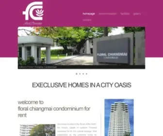 Floralchiangmaicondo.com(Floral Chiangmai Condominium for Rent) Screenshot