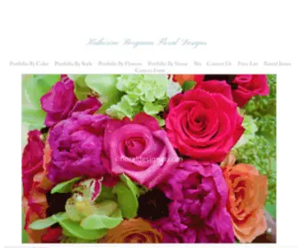 Floraldesigner.com(Katherine Bergman Floral Designs) Screenshot