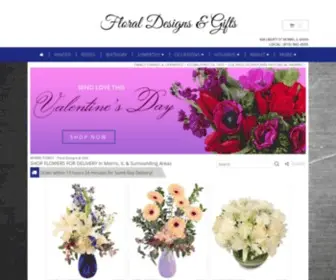 Floraldesignsandgifts.com(Morris Florist) Screenshot