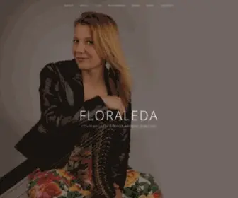 Floraledasacchi.com(Floraleda Sacchi Harpist) Screenshot