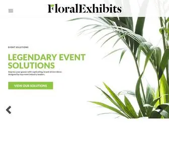 Floralexhibits.com(DESIGN DRIVEN PLANTS) Screenshot