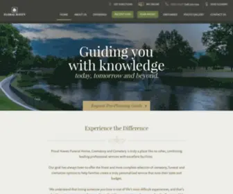 Floralhaven.com(The passing of a loved one) Screenshot