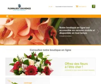 Floraliesjouvence.ca(Floralies Jouvence) Screenshot
