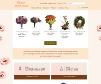 Floralimpressionsfl.com(Tampa Florist) Screenshot