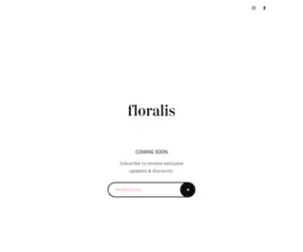 Floralisbeauty.com(Natural Skincare Inspired by Flowers) Screenshot