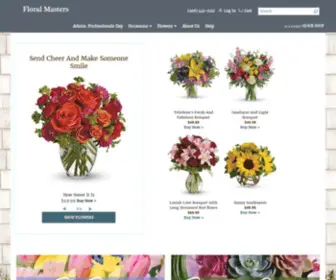 Floralmasters.net(Seattle Florist) Screenshot