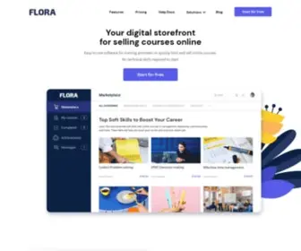 Floralms.com(Pick an eLearning solution for your case) Screenshot
