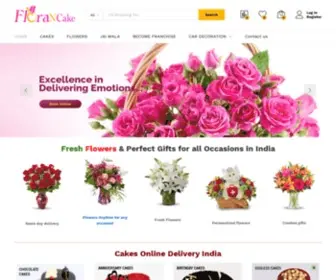 Florancake.com(Buy flowers & cake online) Screenshot