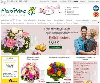 Floraprima.de(Blumen verschicken mit Gratis) Screenshot