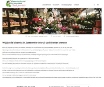 Floraproject.nl(Floraproject meerzicht zoetermeer voor al uw rouw) Screenshot