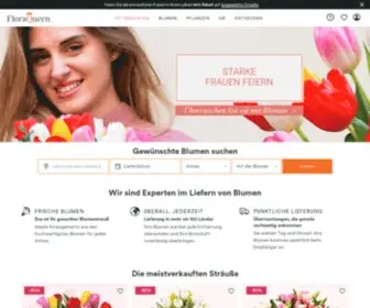 Floraqueen.de(Blumen online verschicken) Screenshot