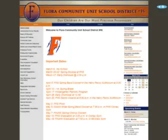 Floraschools.com(Flora Community Unit School District #35) Screenshot