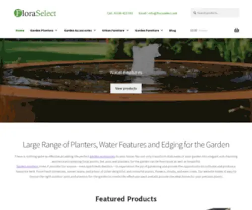Floraselect.net(Garden Planters) Screenshot