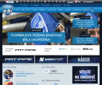 Florbalchodov.cz(Oficiální web florbalového klubu) Screenshot