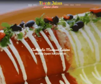 Flordejalisco.com(Authentic Mexican Cuisine) Screenshot