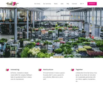 Floreac.com(Floréac Innovating Horticulture Together) Screenshot