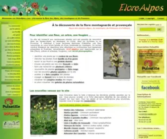 Florealpes.com(Fleurs et arbres des Hautes) Screenshot