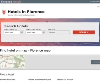 Florence-Hotels-IT.com(Florence hotels & apartments) Screenshot