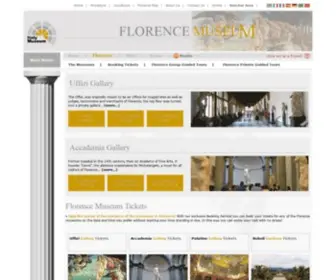Florence-Museum.com(Uffizi Tickets and Guided Tours) Screenshot