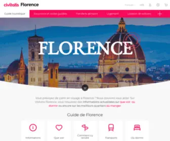 Florence.fr(Guide de voyage et de tourisme) Screenshot