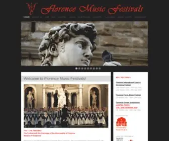 Florencechoirfestival.com(Florence Music Festivals) Screenshot