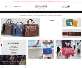 Florenceleathermarket.com(Italian bags in real leather) Screenshot