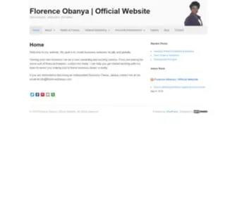 Florenceobanya.com(Florence Obanya) Screenshot