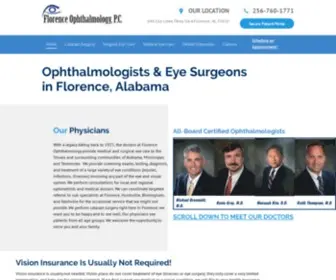 Florenceophthalmology.com(Florence, AL) Screenshot