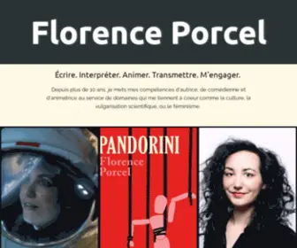 Florenceporcel.com(Accueil) Screenshot