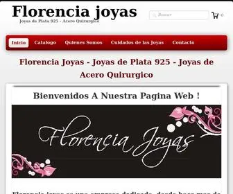 Florenciajoyas.com.ar(Joyas de PlataPlata con oro) Screenshot