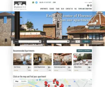 Florentapartments.com(Luxury Apartment Rentals in Florence) Screenshot