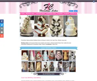 Florentines.co.za(Wedding Cakes Cape Town) Screenshot