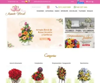 Floreriamundofloral.com(Floreria en Lima) Screenshot