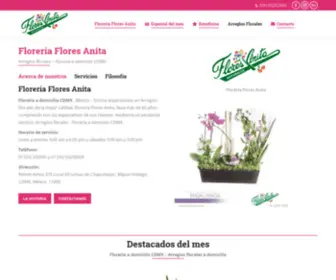 Floresanita.com(Florería a domicilio CDMX Florería "Flores Anita") Screenshot