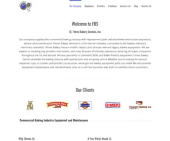 Floresbakeryservice.com(Commercial Bakery Service & Equipment) Screenshot