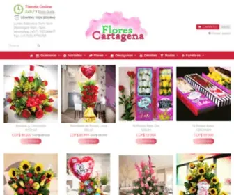 Florescartagena.co(Floristerias en Cartagena Colombia Domicilios WhatsappFlores Cartagena Llámenos FijoDomicilios) Screenshot