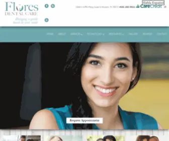 Floresdentalcare.com(Dentist in Mission) Screenshot