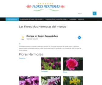 Floreshermosas.top(Las Flores Mas Hermosas del mundo) Screenshot