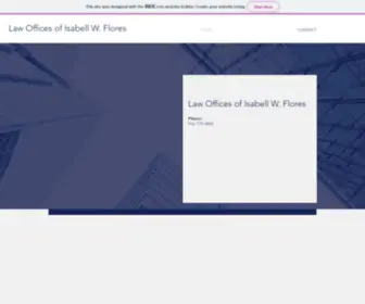Floreslaw.com(ISABELL FLORES) Screenshot