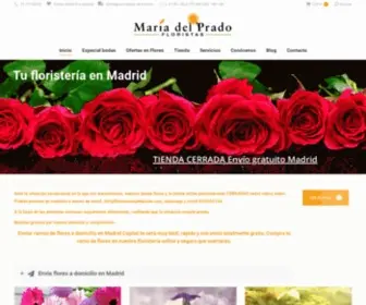 Floresmariadelprado.es(Flores a domicilio en Madrid) Screenshot