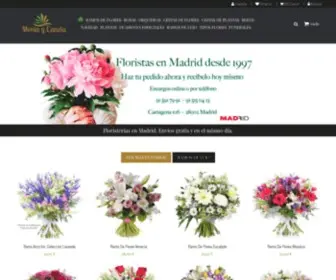 Floresmenta.com(Floristerías en Madrid para enviar flores a domicilio) Screenshot