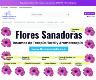 Floressanadoras.cl(Flores de Bach) Screenshot