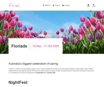 Floriadeaustralia.com(Floriade) Screenshot