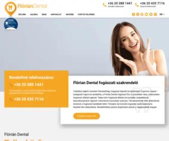 Florian-Dental.hu(Flórian Dental fogászati szakrendelő) Screenshot