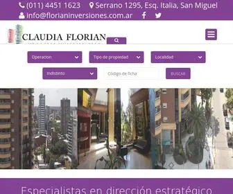 Florianinversiones.com.ar(Claudia Florian) Screenshot