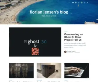 Florianjensen.com(Florian Jensen's Blog) Screenshot