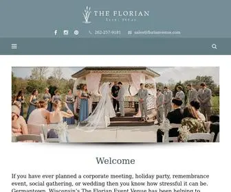 Florianpark.com(The Florian Event Venue) Screenshot